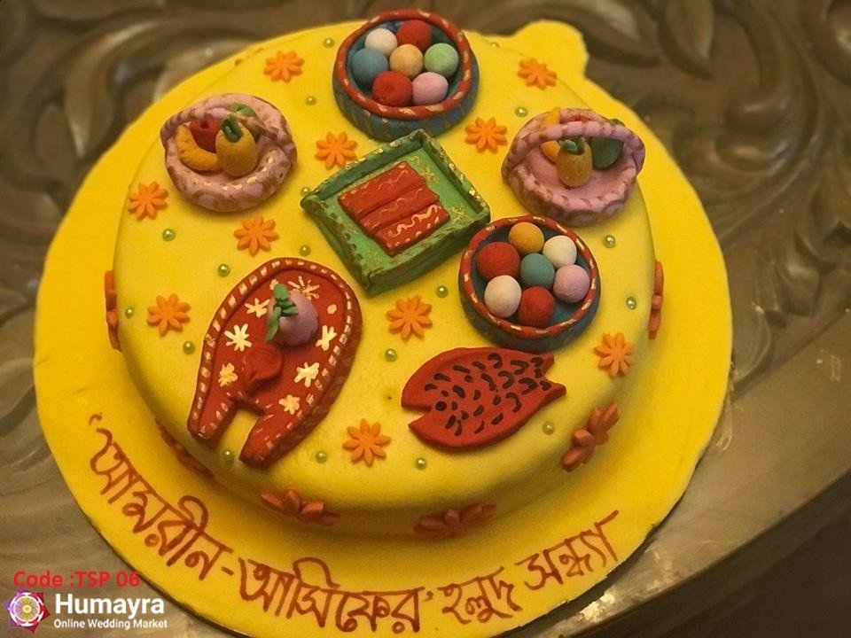 Coopers cake Bangladesh - cake for Gaye Holud or wedding - Square Shape  Cakes - Cake from Coopers