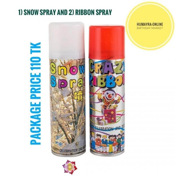 Snow Spray & Ribbon Spray