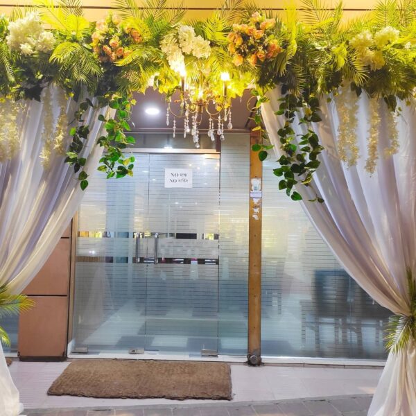 Super Saver Wedding Stage Package 2 entry gate